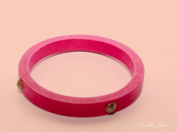 Pulseira Pink com Spikes